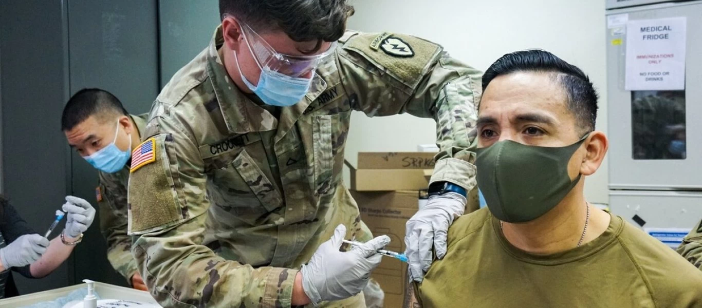 SpFN: Ο αμερικανικός Στρατός αναπτύσσει δικό του εμβόλιο κατά του κορωνοϊού